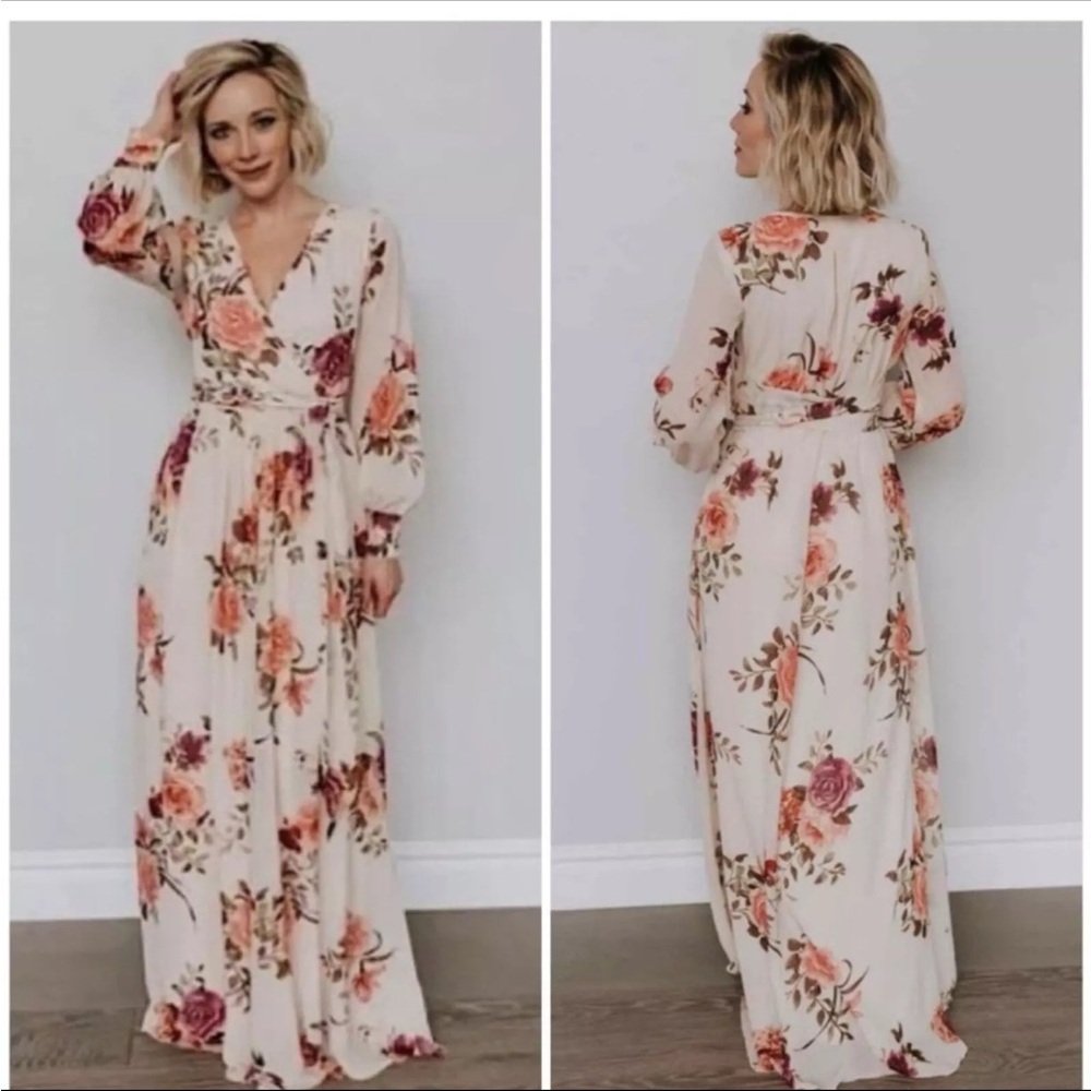 Baltic Born Floral Long Sleeve Maxi Dress